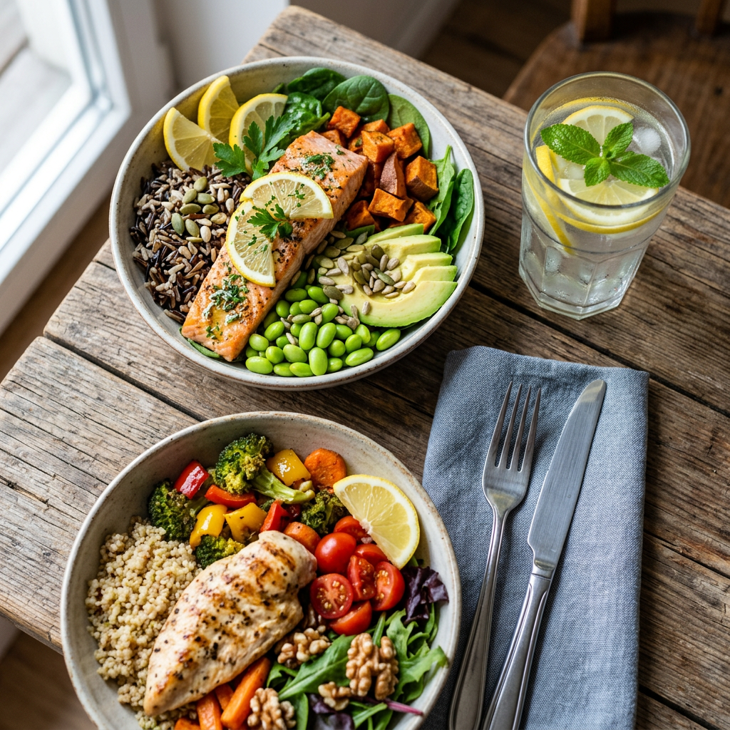 Metabolic balance bowls lemon water square